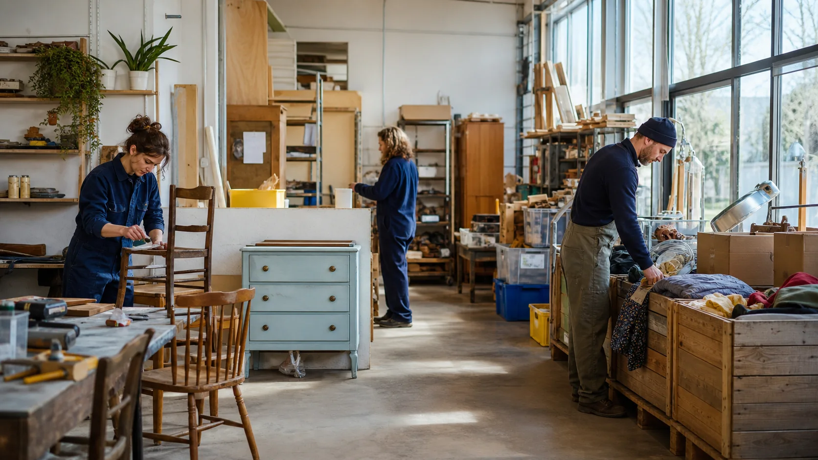 Ressourceries et recycleries : quelles différences